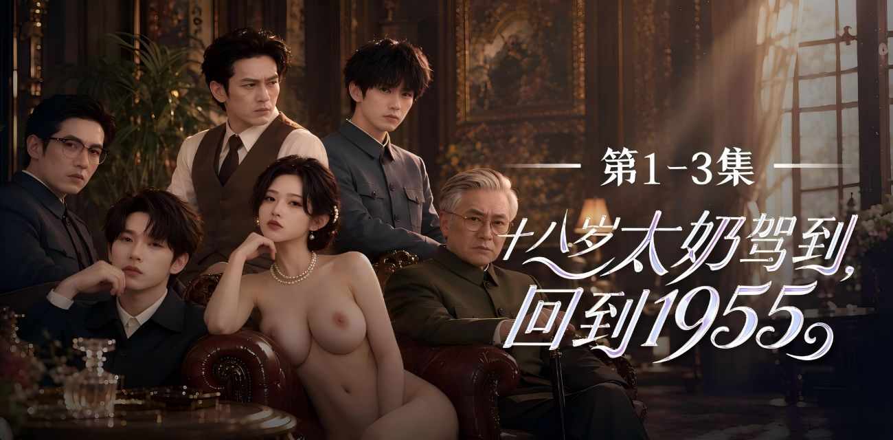 51原创短剧 太奶驾到重回1955 1-3集 70岁儿子金枪不倒 暴操18岁骚妈连声求饶！